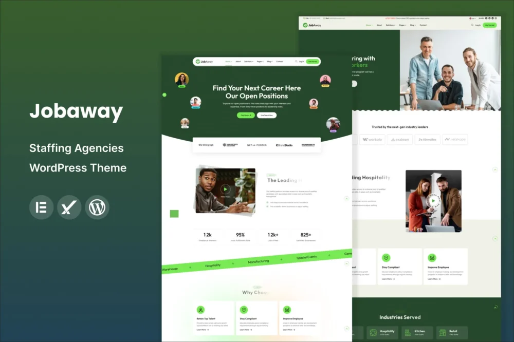 Jobaway - Staffing Agencies WordPress Theme Jobaway - Staffing Agencies WordPress Theme