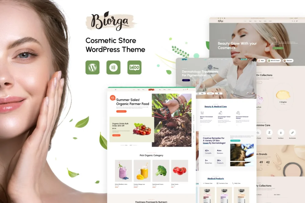 Biorga - Beauty Cosmetic Woocommerce Theme Biorga - Beauty Cosmetic Woocommerce Theme