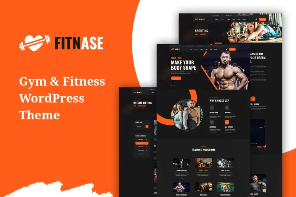 Fitnase - Gym And Fitness WordPress Theme Fitnase - Gym And Fitness WordPress Theme