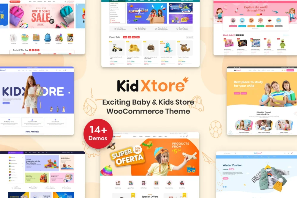 KidXtore - Kids Store WooCommerce WordPress Theme KidXtore - Kids Store WooCommerce WordPress Theme