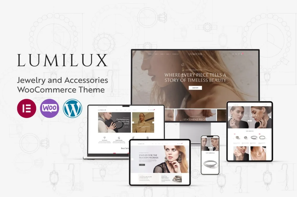 Lumilux - Jewelry and Accessories WooCommerce Them Lumilux - Jewelry and Accessories WooCommerce Them
