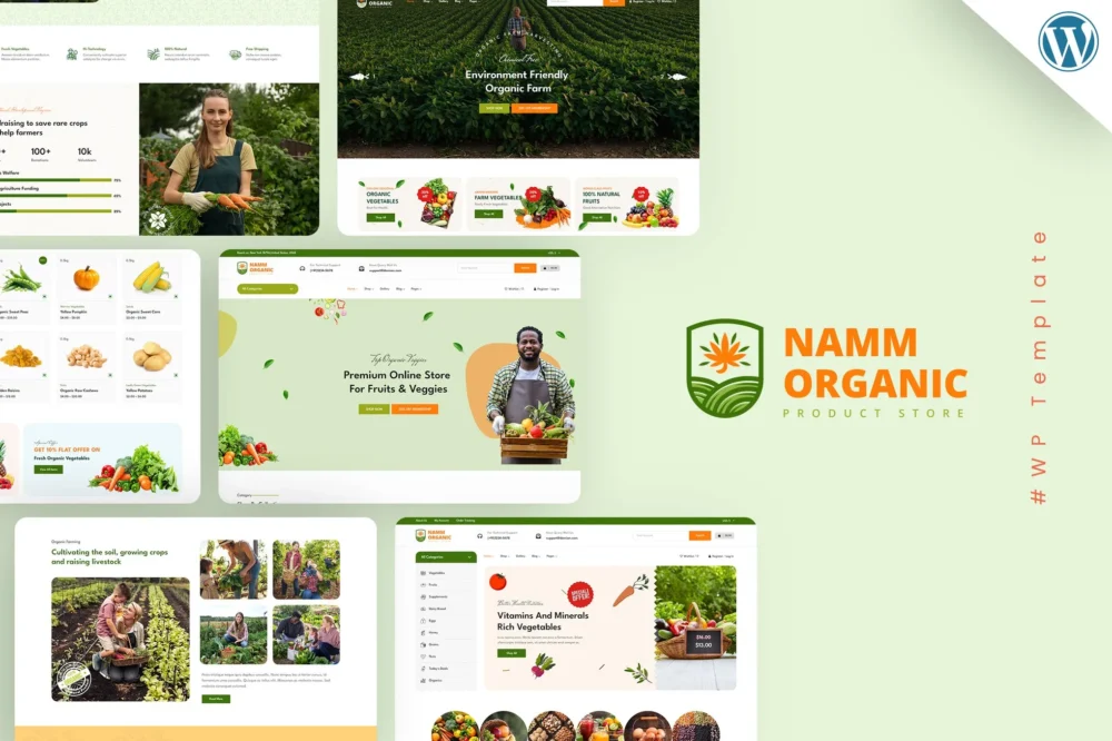 Namm - Grocery Shop WordPress Theme Namm - Grocery Shop WordPress Theme