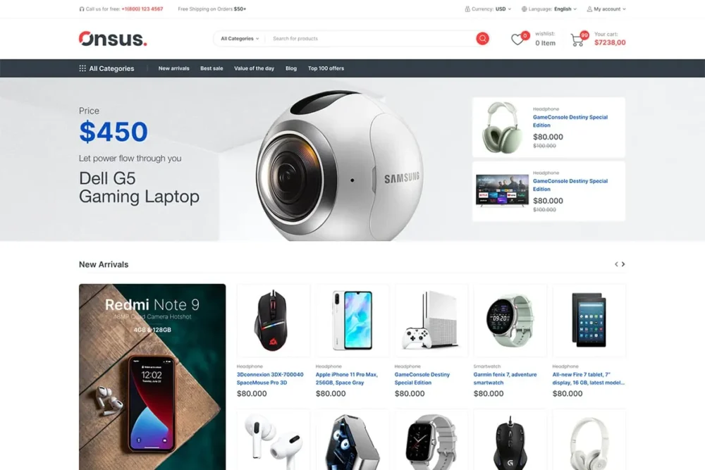 Onsus - Electronics E-commerce WordPress Theme image 4 Onsus - Electronics E-commerce WordPress Theme image 4