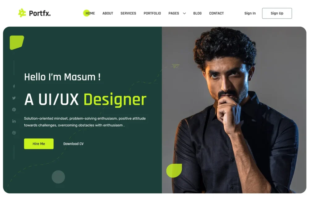 Portfex - Personal Portfolio WordPress Theme Portfex - Personal Portfolio WordPress Theme