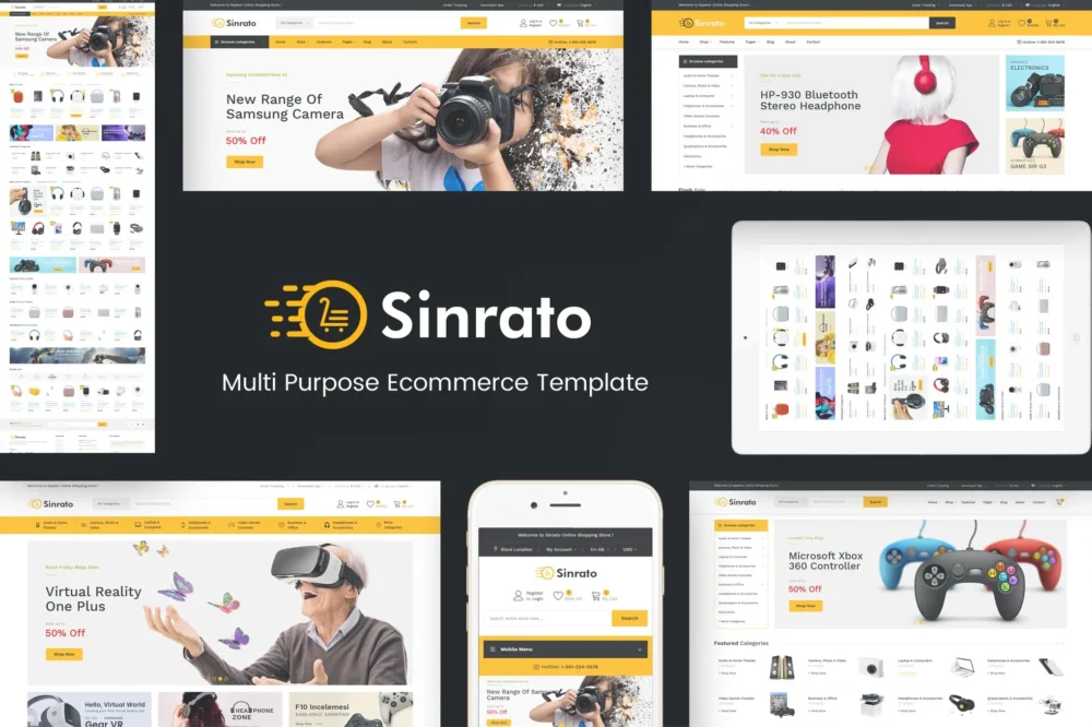 Sinrato - Electronics Theme for WordPress Sinrato - Electronics Theme for WordPress