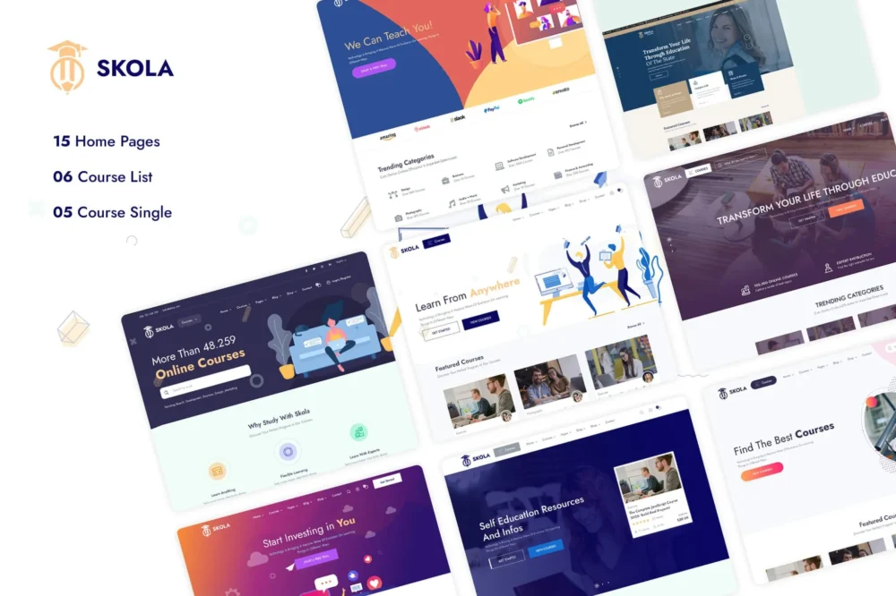 Skola - LMS Online Courses WordPress Theme Skola - LMS Online Courses WordPress Theme