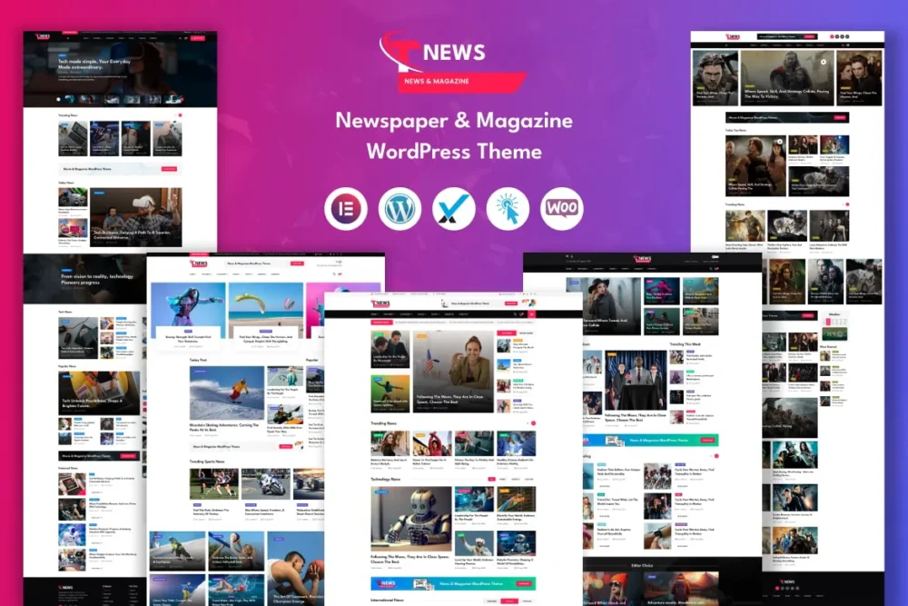 TNews - News & Magazine WordPress Theme TNews - News & Magazine WordPress Theme
