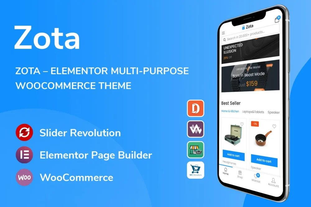 Zota - Elementor Multi-Purpose WooCommerce Theme Zota - Elementor Multi-Purpose WooCommerce Theme