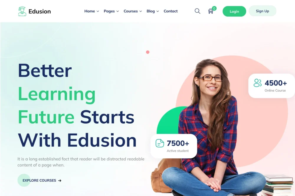 Edusion - Education LMS WordPress Theme Edusion - Education LMS WordPress Theme