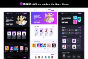 Bidzen - NFT Marketplace WordPress Theme