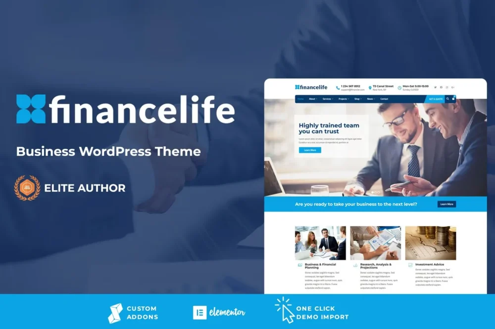 FinanceLife - Business WordPress Theme FinanceLife - Business WordPress Theme