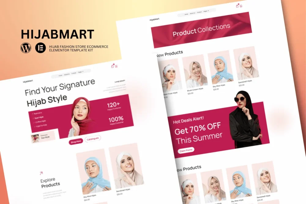 Hijabmart - E-Commerce Hijab Fashion Store Elementor Template Kit Hijabmart - E-Commerce Hijab Fashion Store Elementor Template Kit
