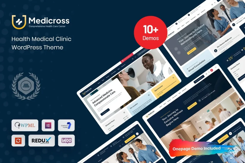 Medicross - Medical WordPress Theme Medicross - Medical WordPress Theme