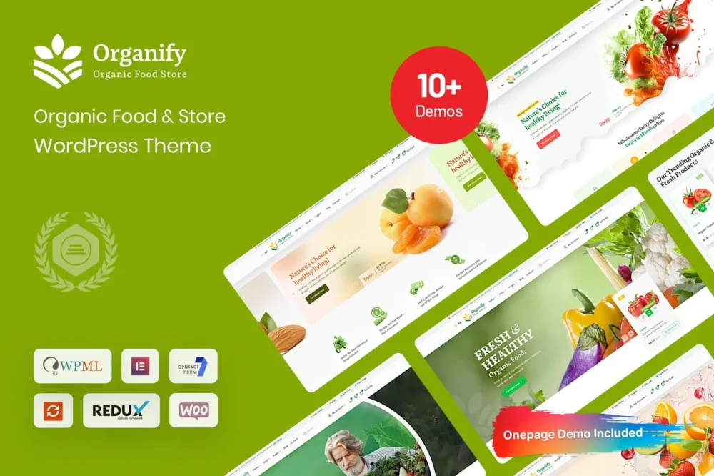 Organify - Organic Food Products WordPress Theme Organify - Organic Food Products WordPress Theme