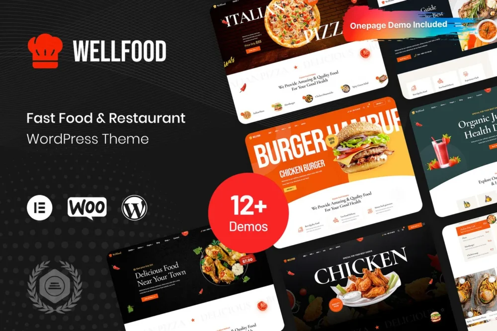 Wellfood - Fast Food Restaurant WordPress Theme Wellfood - Fast Food Restaurant WordPress Theme