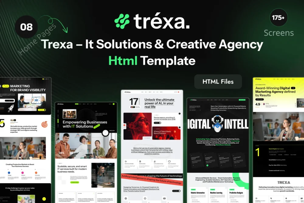 Trexa – It Solutions & Agency Html Template Trexa – It Solutions & Agency Html Template
